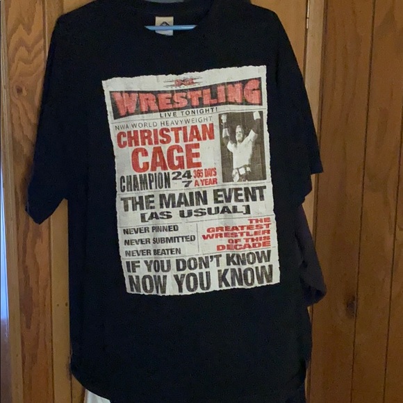 TNA Other - TNA Christian Cage Vintage tee